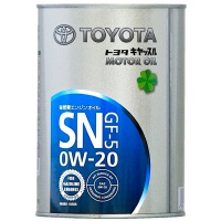 Масло моторное  TOYOTA 0-20 SN Ж/Б 4л (2шт.)